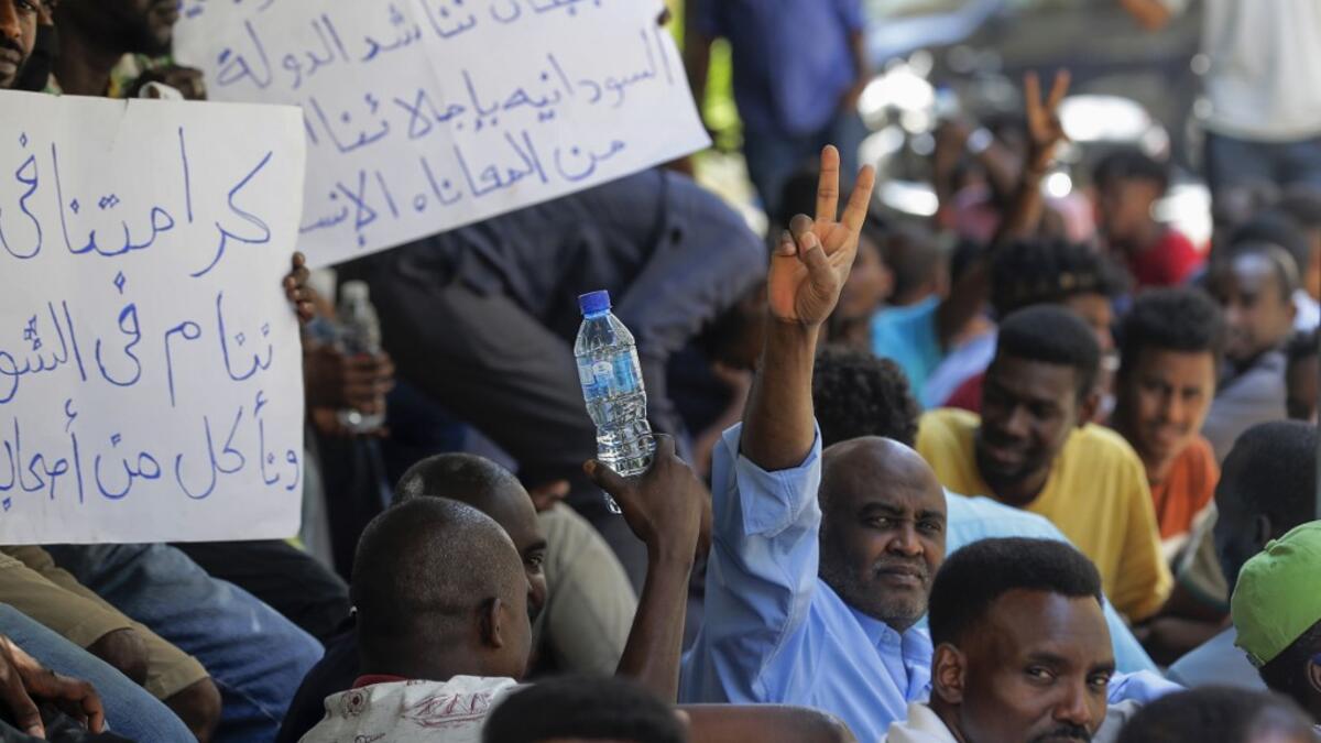 More than 1,000 Sudanese have registered at the embassy hoping to be repatriated, out of at least 4,000 living in Lebanon, according to Abdallah Malek from the Association of Young Sudanese in Lebanon. JOSEPH EID / AFP