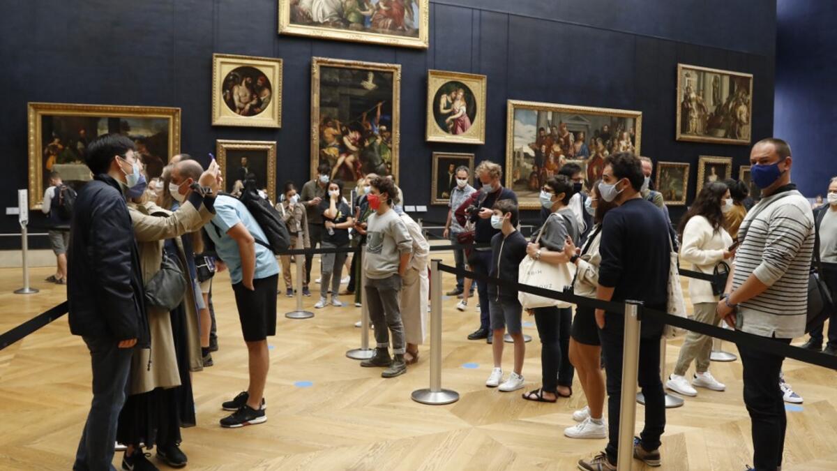 The coronavirus crisis has already caused "more than 40 million euros in losses" at the Louvre, announced its president and director Jean-Luc Martinez, who advocates a revival through "cultural democratization" and is preparing a "transformation plan" for the upcoming Olympic Games in 2024. FRANCOIS GUILLOT / AFP