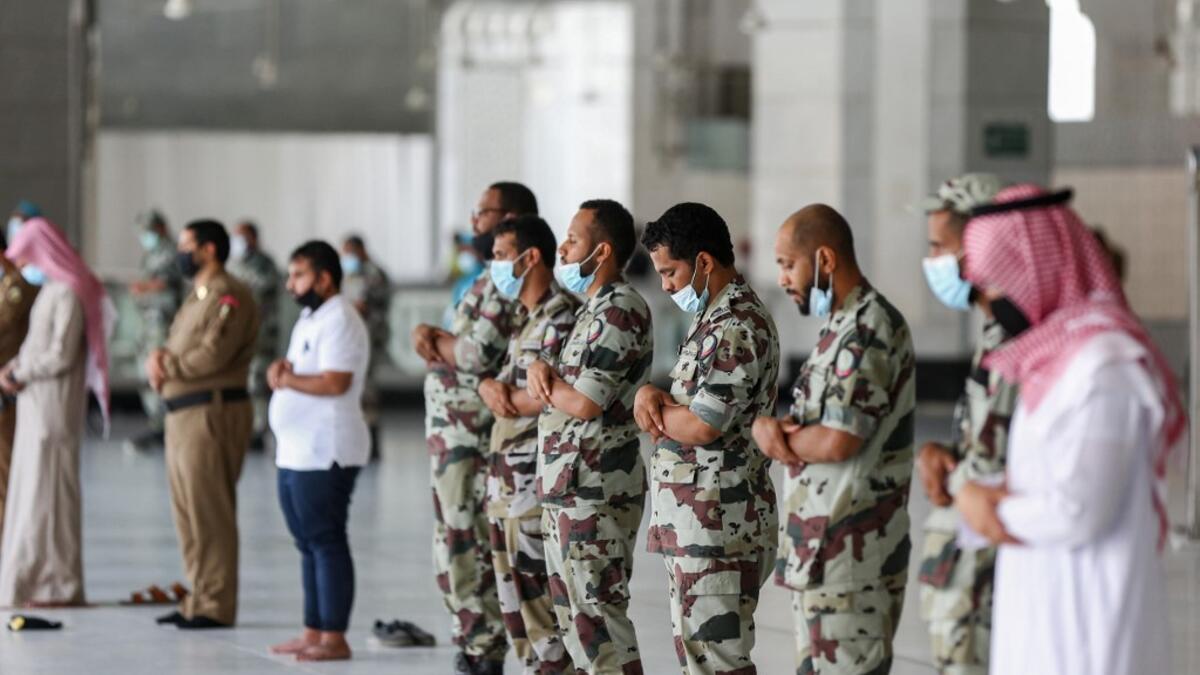 This year's hajj will be held under strict hygiene protocols, with access limited to pilgrims under 65 years old and without any chronic illnesses. AFP