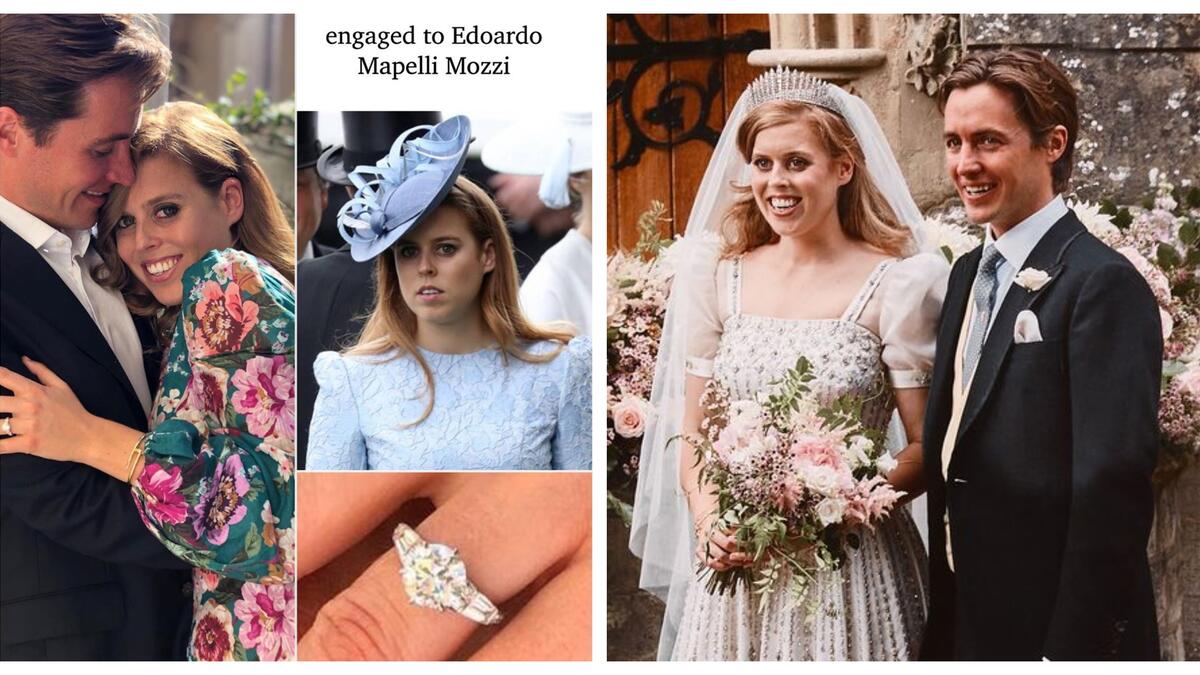 صُمم خاتم العروس من البلاتين والماس من قِبل صائغ المجوهرات البريطاني "شون لين" يصل إلى سعره إلى 100 ألف جنيه إسترليني.