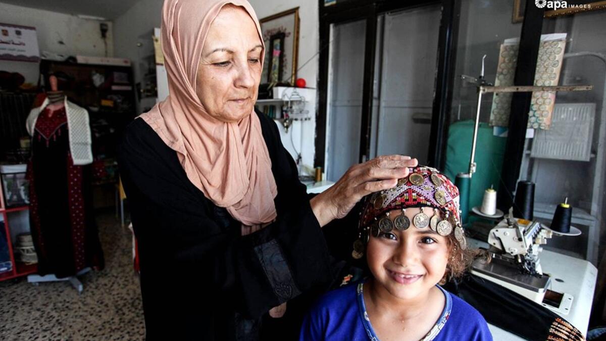 Palestinians every year celebrate the Traditional Costume Day. (Twitter/ by Mahmoud F. Ajjour)