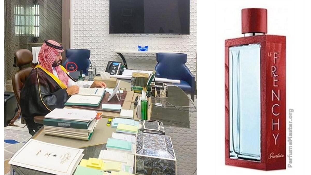 الأمير محمد بن سلمان: عطر le frenchy من ماركة "غيرلان- Guerlain"  الفرنسية، ويبلغ سعره 188 جنيهًا إسترلينيًا، وهو من العطور الكلاسيكية المنعشة.