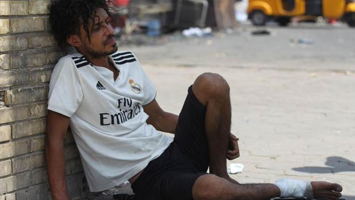 An Iraqi youth in Baghdad (Twitter)