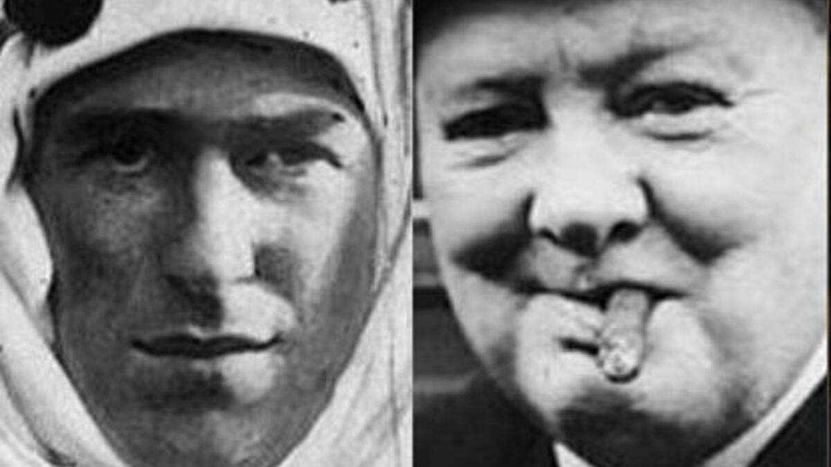 عمل "لورنس" لدى و"نستون تشرشل" في 1921، أصبح تشرشل، الذي صار لاحقًا رئيسًا للوزراء، وزيرًا للمستعمرات، وعيَّنَ لورنس مستشارًا لشؤون العرب.