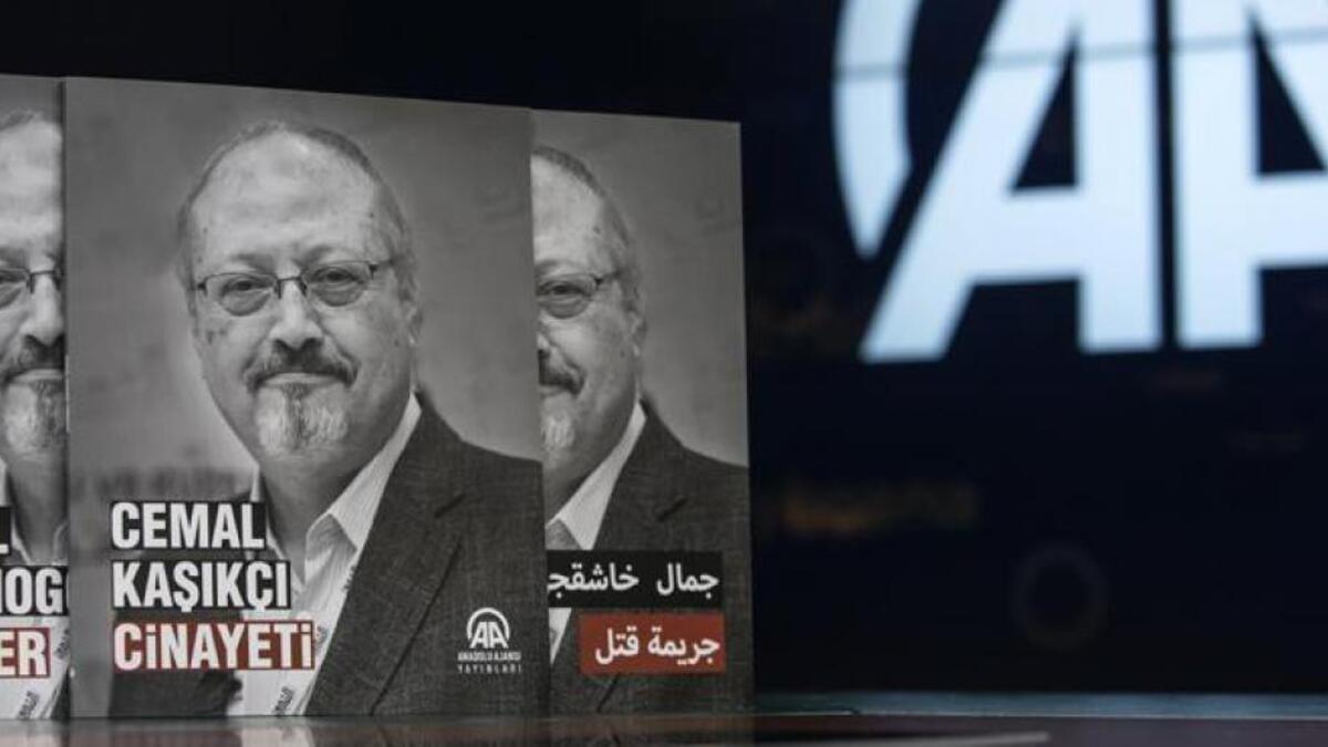 كتاب "جمال خاشقجي جريمة قتل": متوفر باللغات التركية والانجليزية العربية أصدرته وكالة الاناضول التركية ويتضمن تفاصيل جريمة القتل الوحشية التي وقعت جاخل القنصلية السعودية.