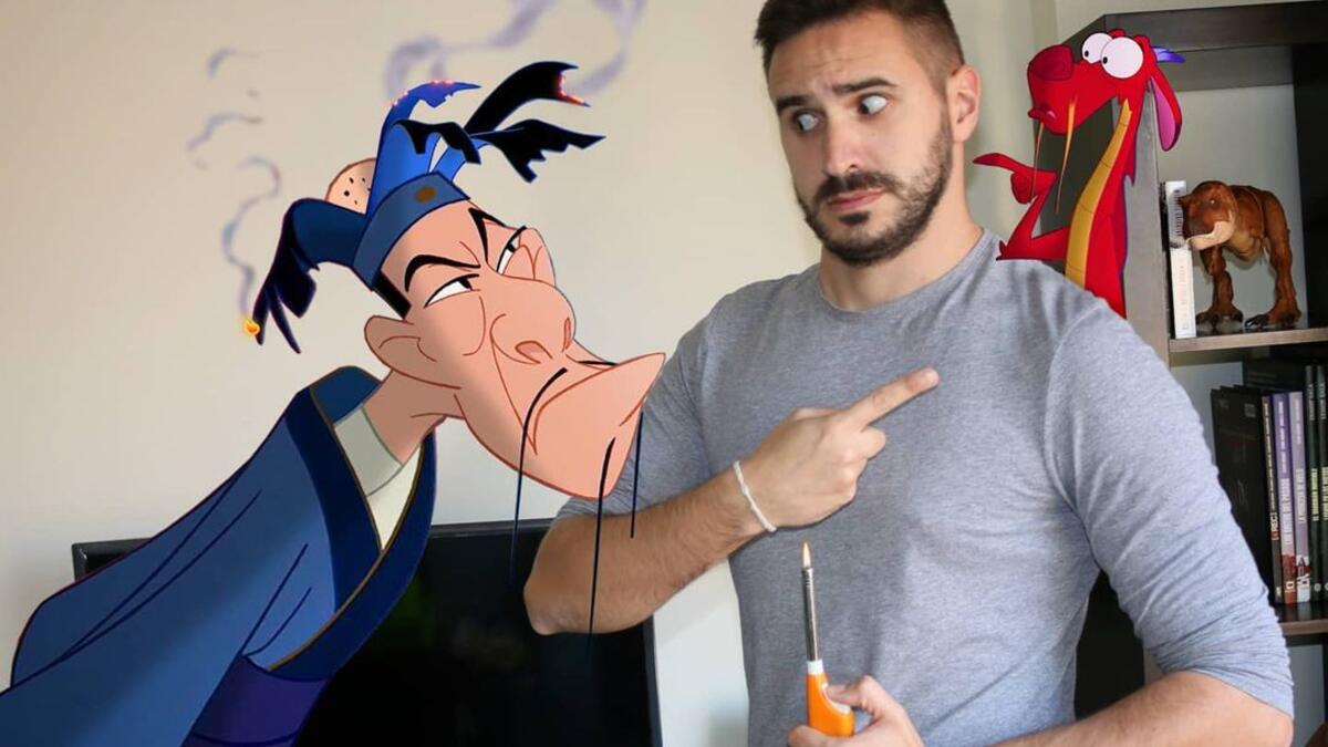 Artist Samuel MB pictures his life with Disney Charachters. (Instagram/ Samuel MB)