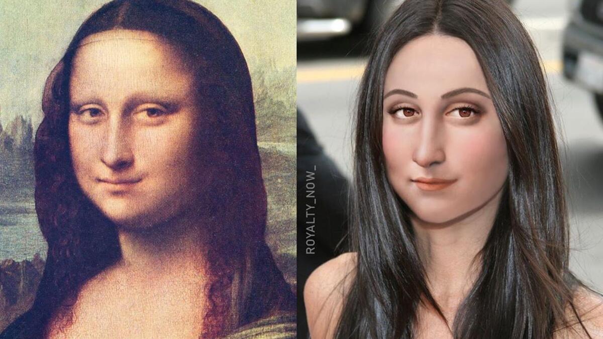 Mona Lisa by Becca Saladin (royalty_now_/Instagram)