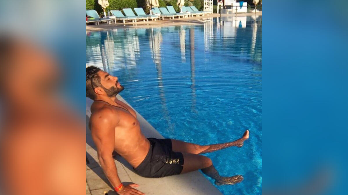 Kuwaiti model Ahmed Al-Salem