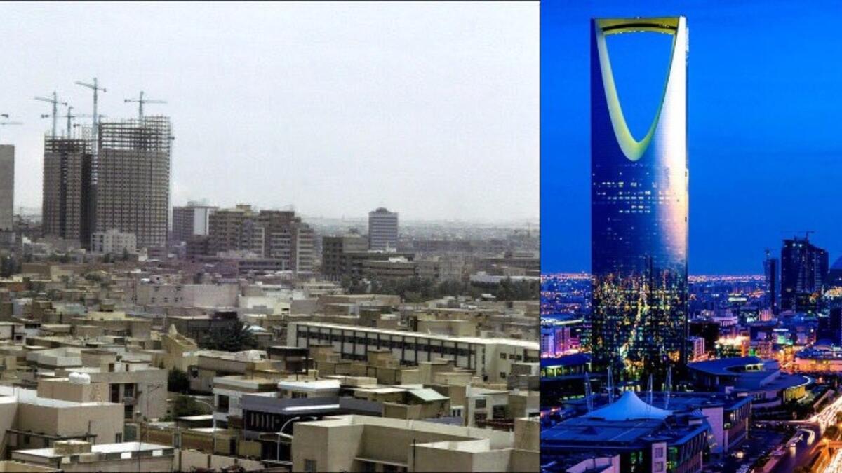 Saudi Arabia between past and present. (Twitter)