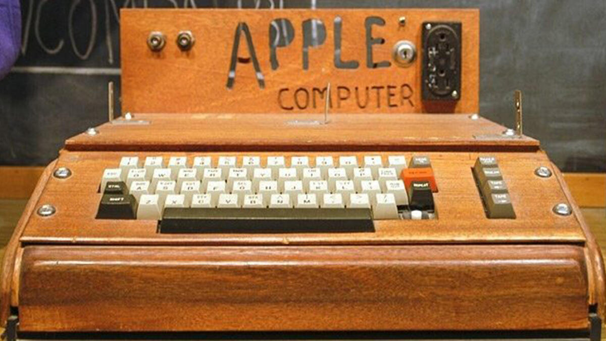 3. Apple First Laptop