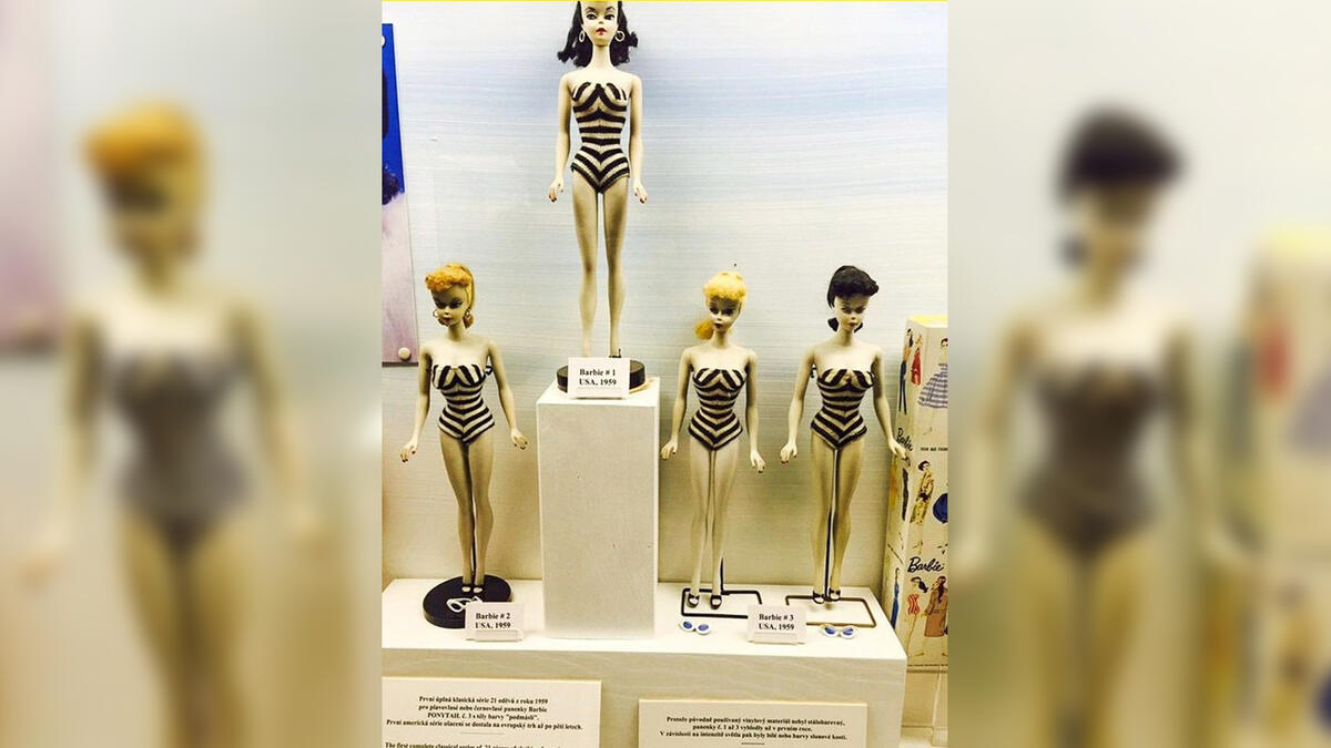 2. First Barbie Doll: