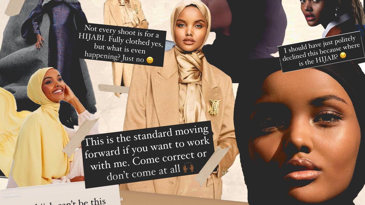 مؤخرًا، أعلنت حليمة أنها تودع حياتها المهنية كعارضة أزياء، قائلة إنها تعطي الأولوية لـ "الدين على الدنيا".