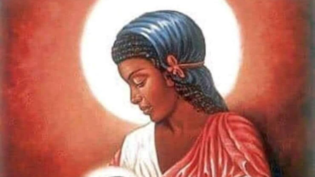 One of the interpretations of the Virgin Mary (Facebook)