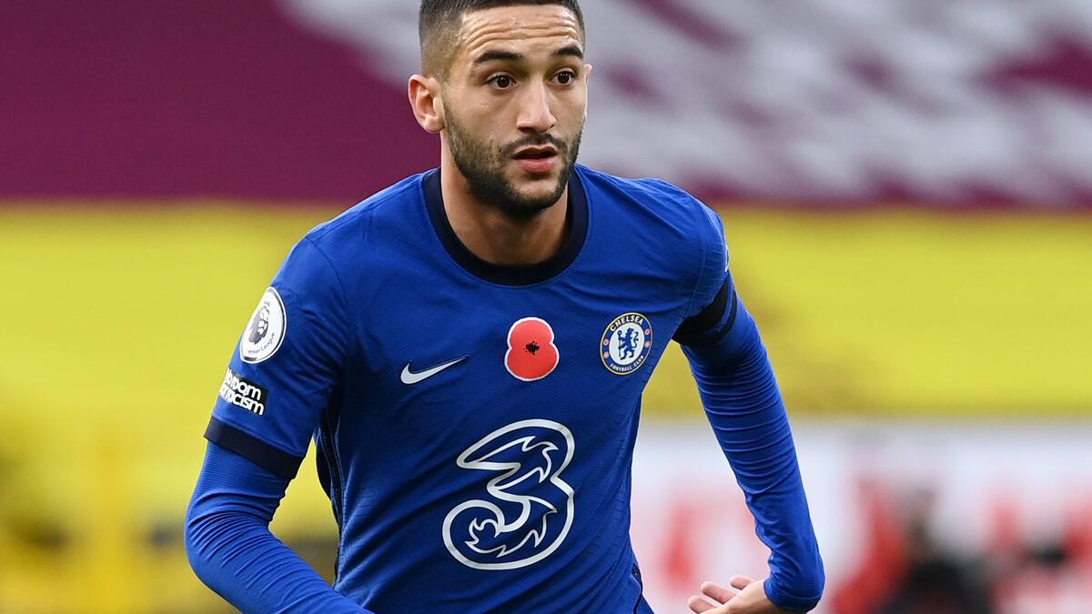 الجناح المغربي حكيم زياش (تشيلسي) بقيمة 45 مليون يورو