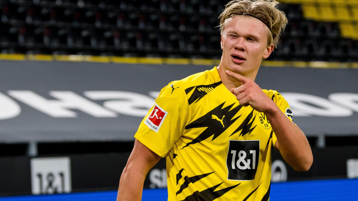 8- إيرلينغ هالاند (بوروسيا دورتموند) بتقييم 7.95