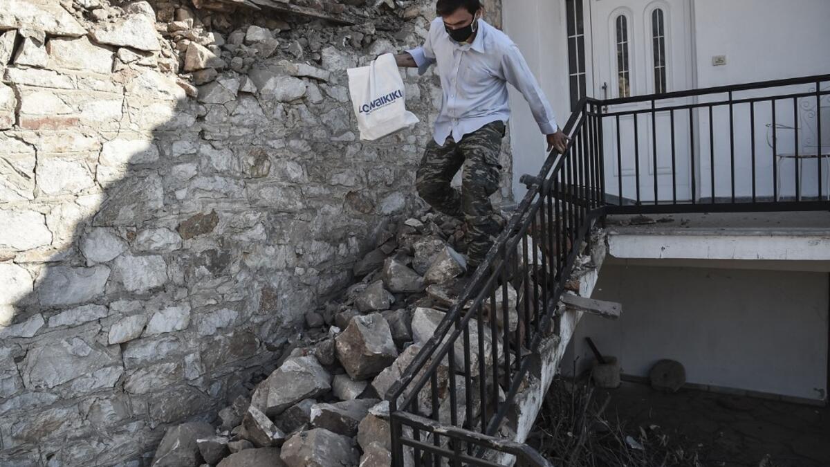 A strong 6.3-magnitude earthquake hits Greece