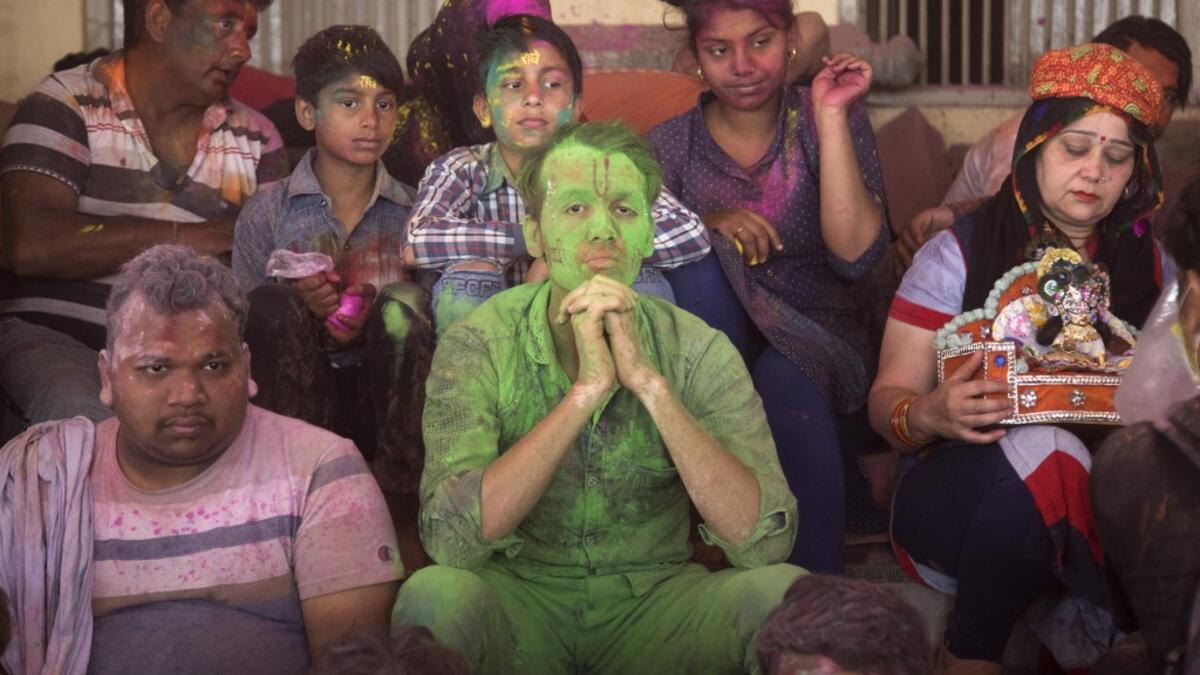 Lathmar Holi festival celebrations