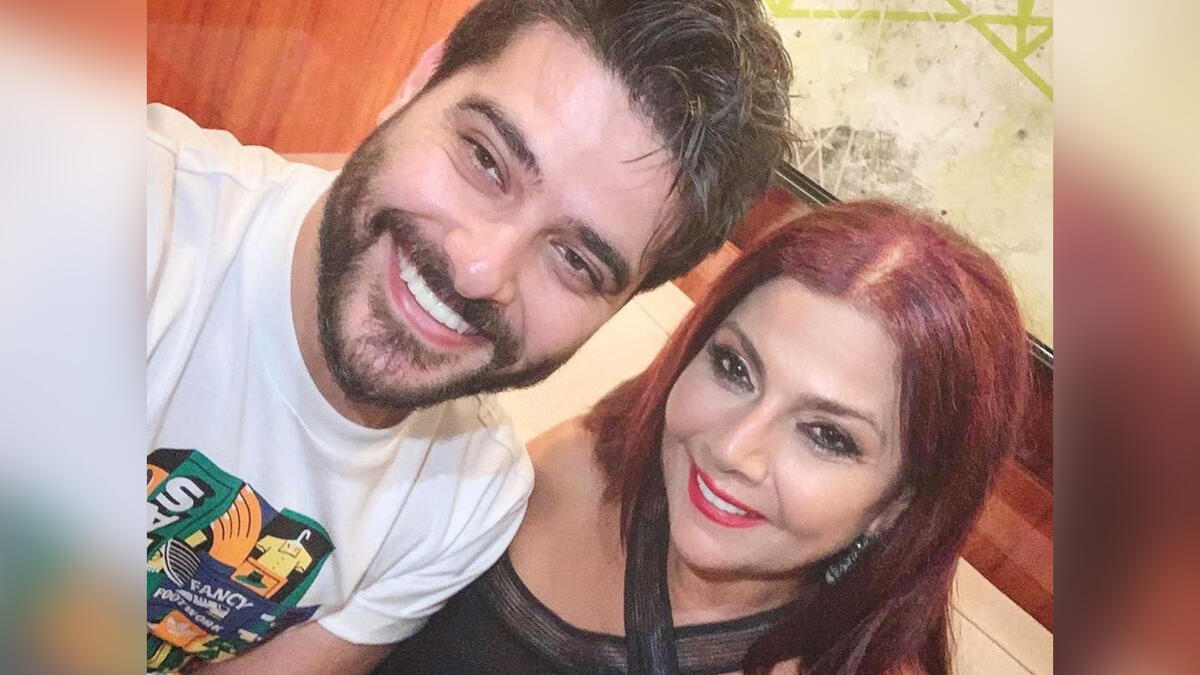 Sabah Jazairi with Syrian singer Nassif Zeytoun