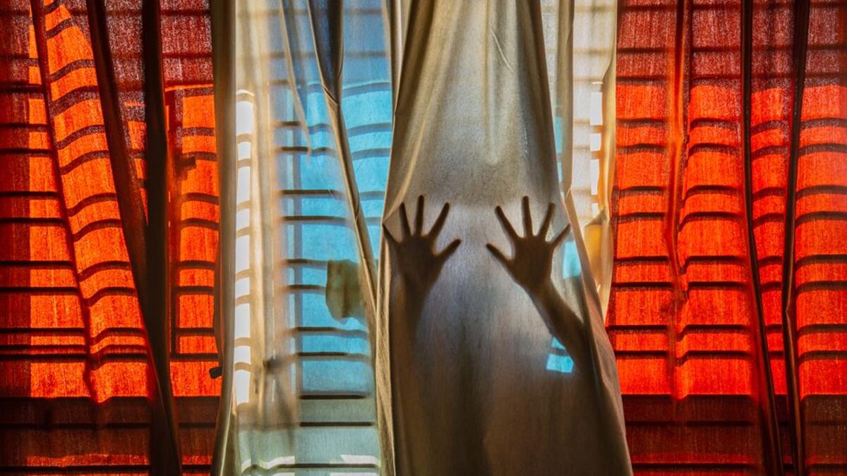 فئة مصور الشباب: للمصور "بوبارون باسو" البالغ من العمر 19 عامًا من الهند، عن صورته “لا هروب من الواقع-No Escape from Reality"، والتي تستخدم ظلال تشبه القفص خلف الستائر لإيصال إحساس بالفخ.