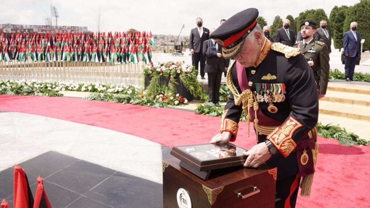 Jordan celebrates state's centennial