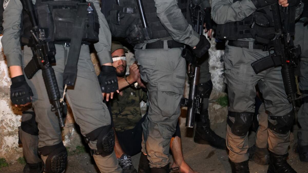 Sheikh Jarrah neighborhood in occupied East Jerusalem