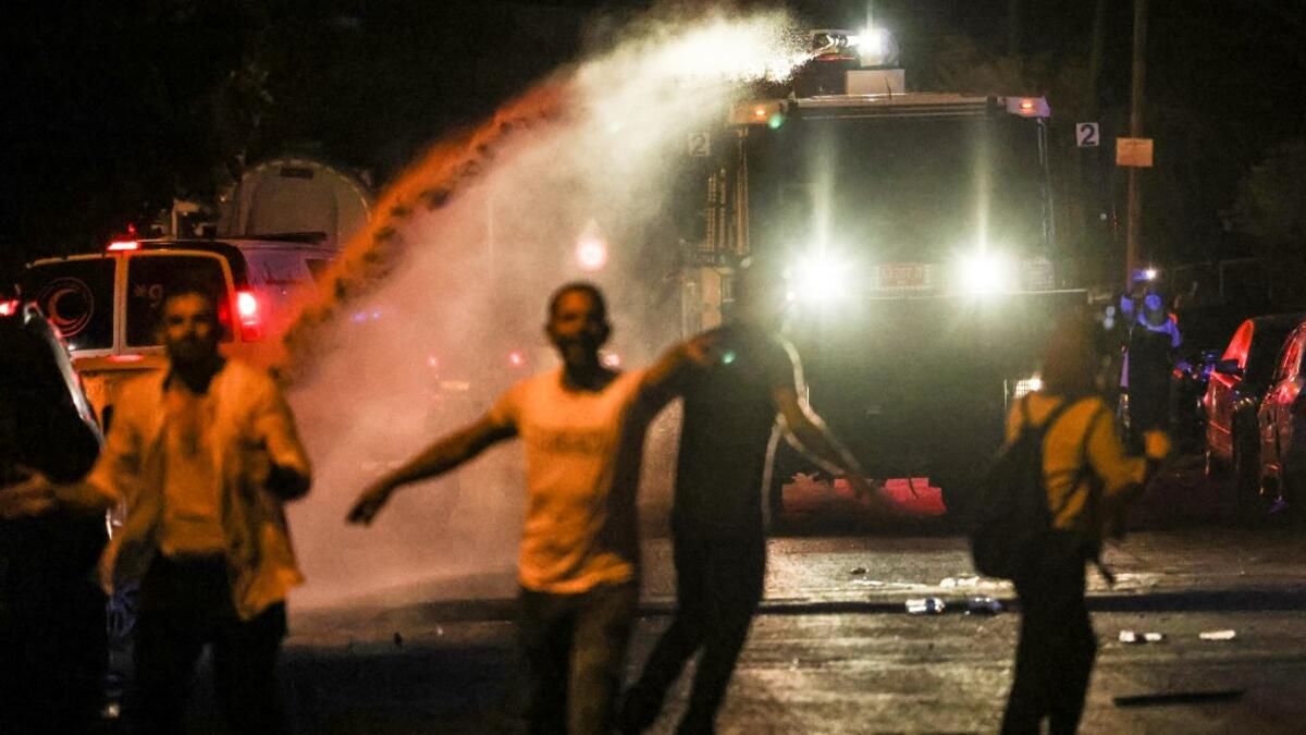 Sheikh Jarrah neighborhood in occupied East Jerusalem