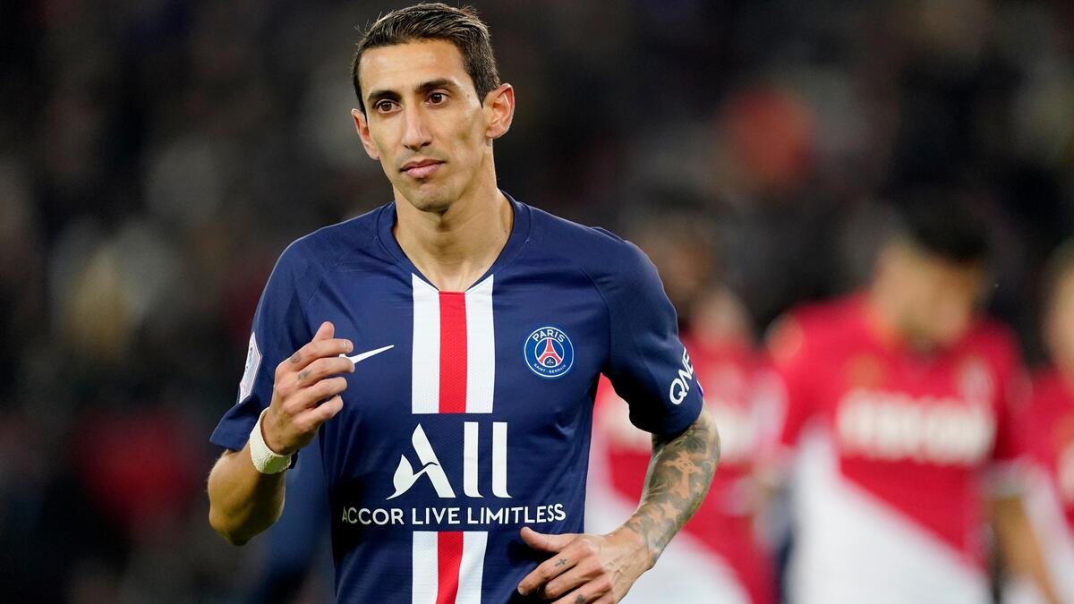 7- آنخيل دي ماريا (من مانشستر يونايتد إلى باريس سان جيرمان) مقابل 63 مليون يورو