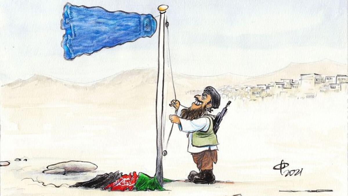 New flag. Today's cartoon by Paolo Calleri