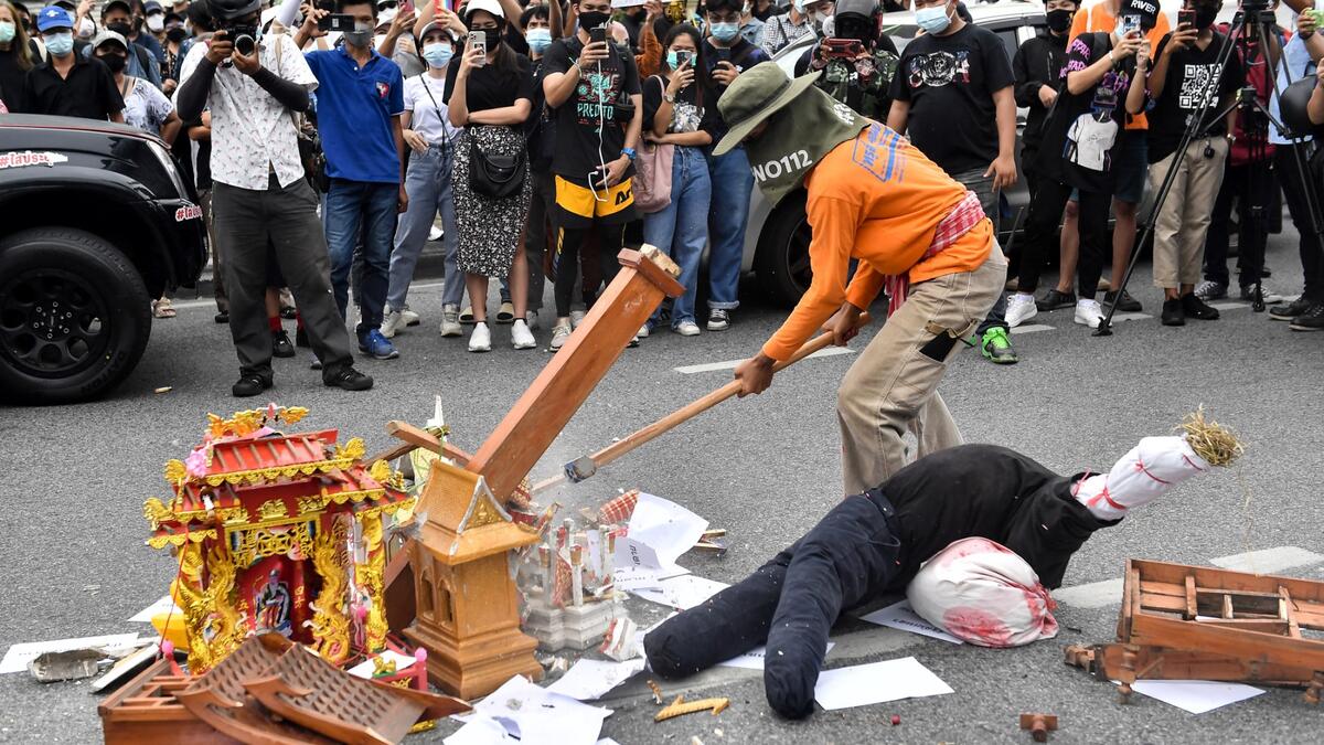 Anti-government Protesters in Thailand