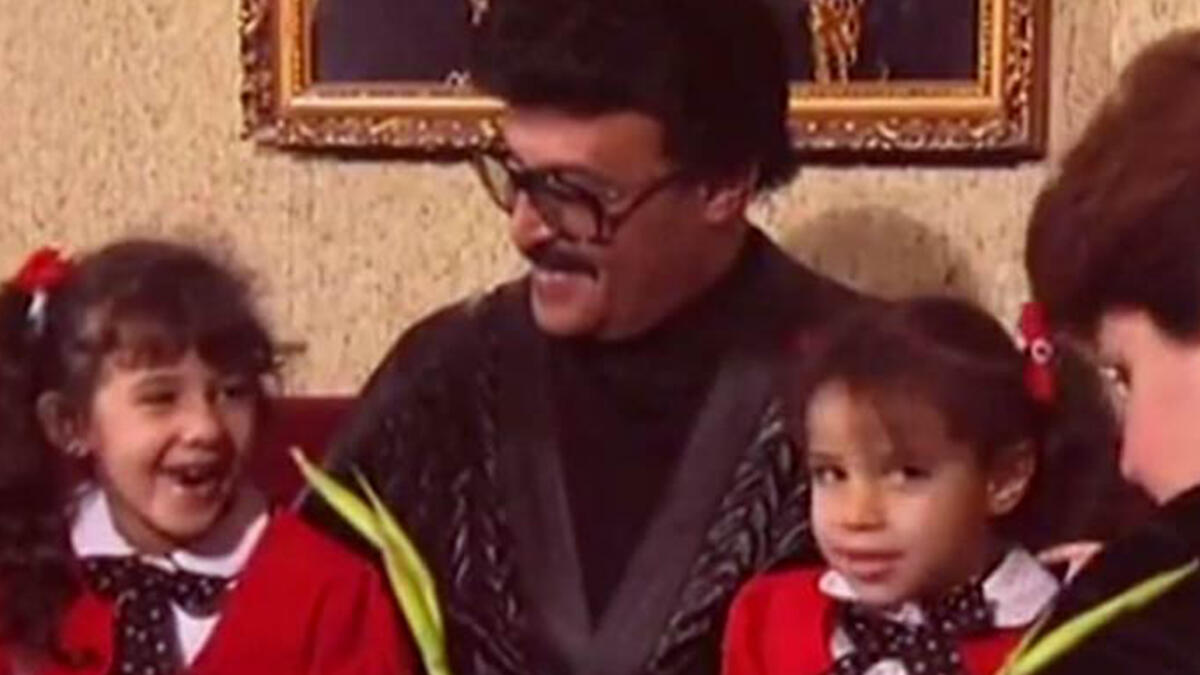 Samir Ghanem with daughters Donia and Amy