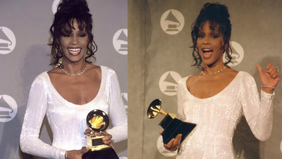 In 1994 at the 36th Grammys Whitney Houston took home three Grammy Awards.
