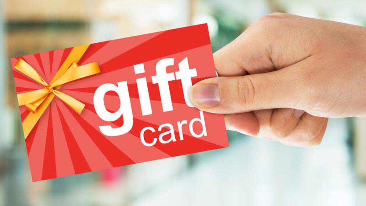 4. Gift cards