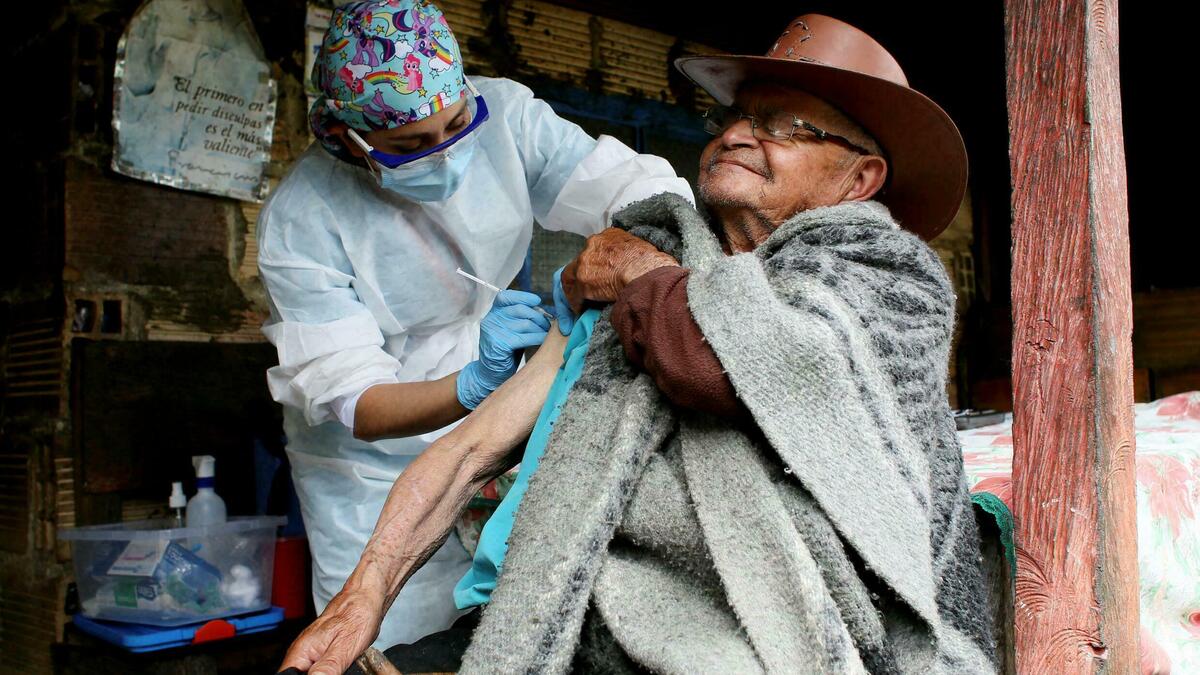 ظهر المتحور "مو"  للمرة الأولى في كولومبيا خلال يناير 2021.