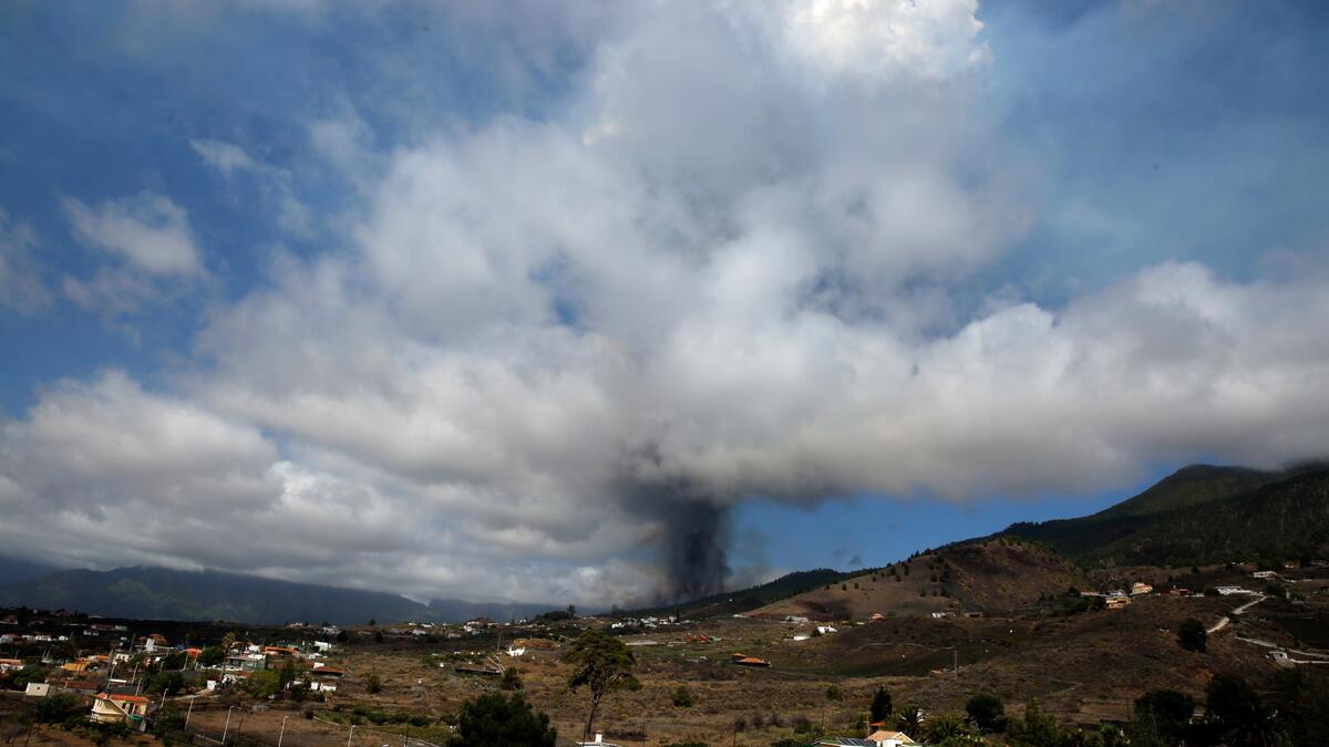 Cumbre Vieja Volcano in Spain