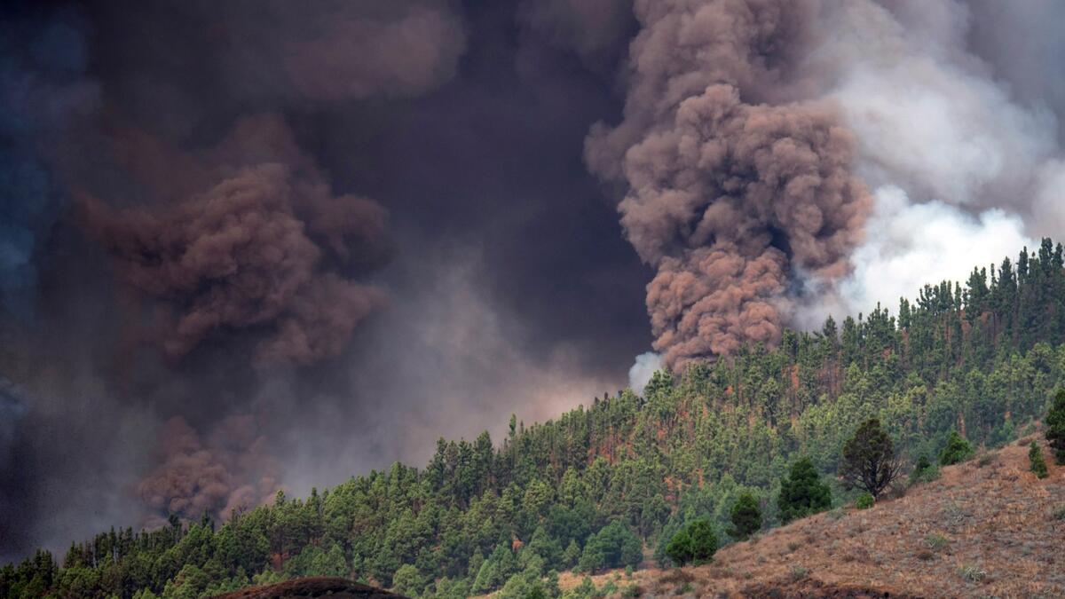 Cumbre Vieja Volcano in Spain