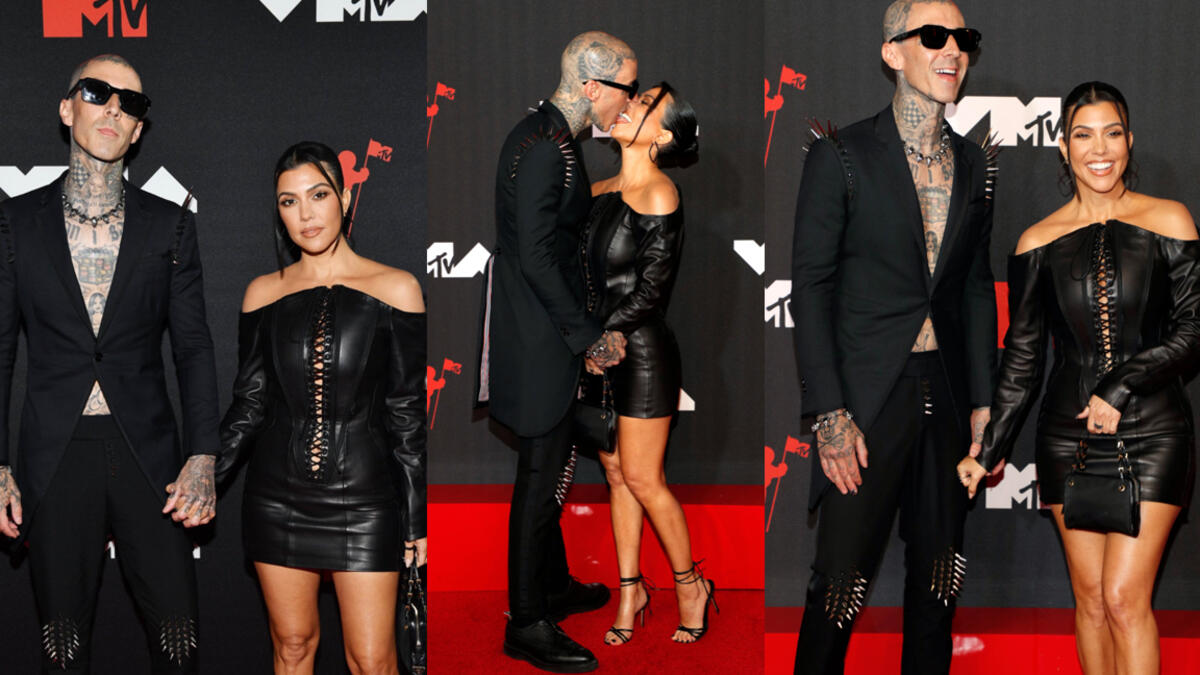 Kourtney Kardashian and Travis Barker