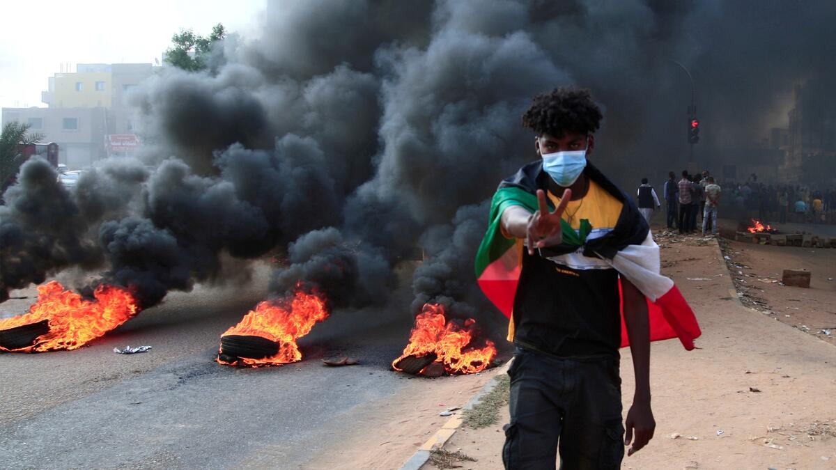Sudanese Protest Military Coup in Khartoum