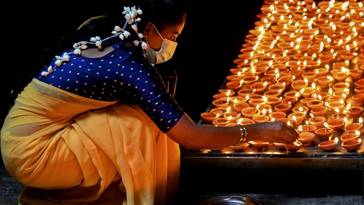 Hindu festival of Diwali, the festival of lights