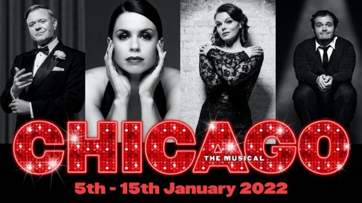 مسرحية شيكاغو -مسرح دبي أوبرا: تنطلق عروض المسرحية الشهيرة لأول مرّة على  يوم 5 يناير المقبل، وتستمرّ حتى 15 منه، وهي مستوحاة من واقع الحياة في عشرينيات القرن الماضي، وتُعتبر المسرحية الموسيقية الأمريكة التي حقّقت أطول عرضٍ متواصل لها في العالم.