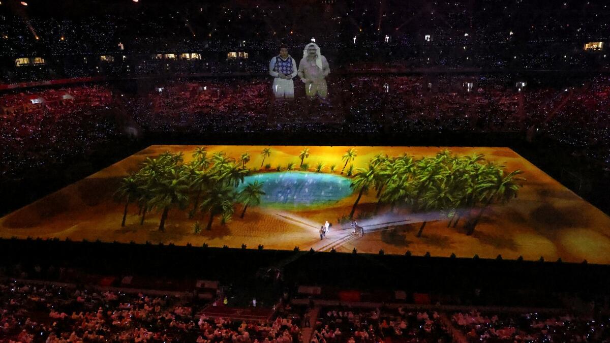 The Arab Cup opening was held on Tuesday at Al Bayt Stadium in Al Khor