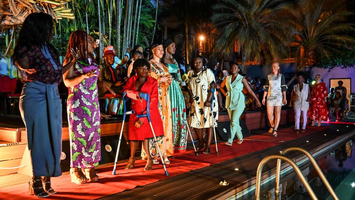 Disabled models breaking taboos on Ivory Coast catwalk