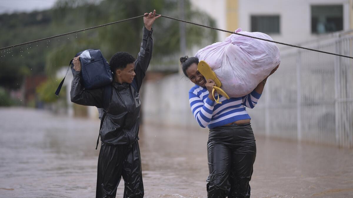 Heavy rains in Brazil