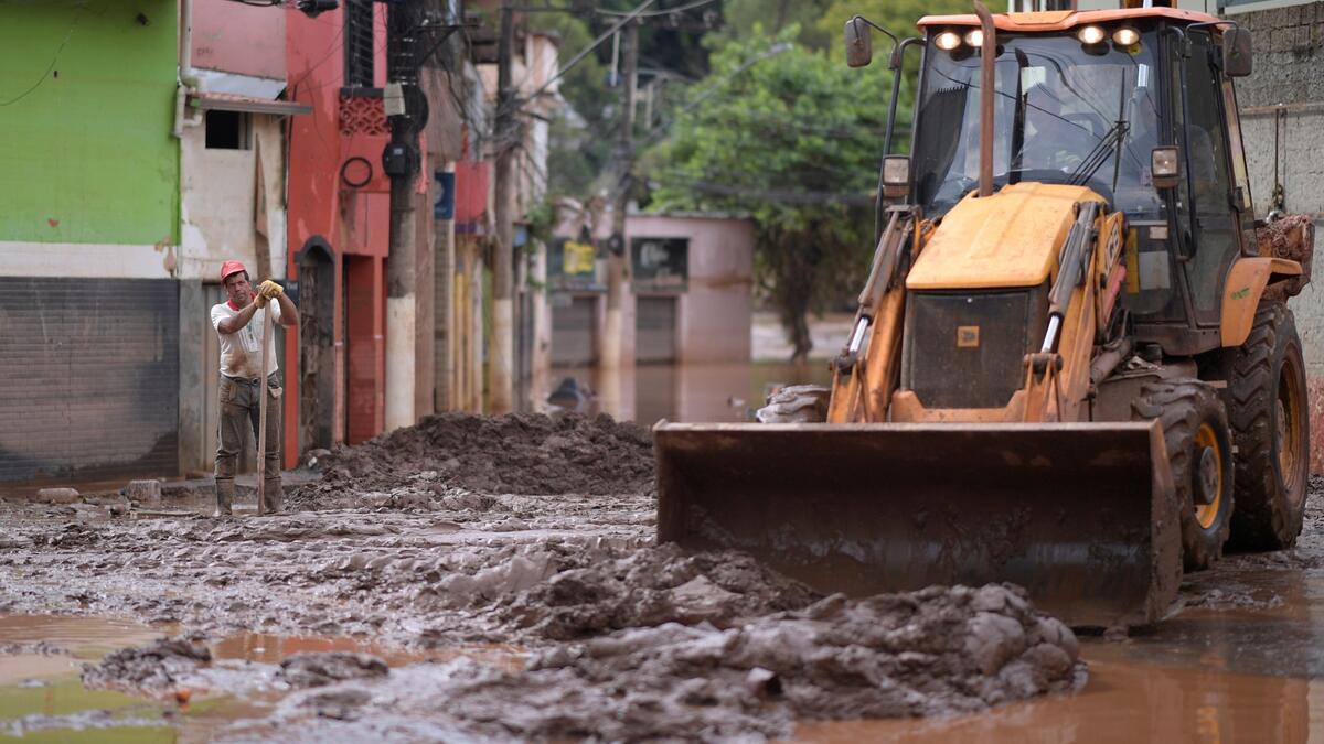 Heavy rains in Brazil