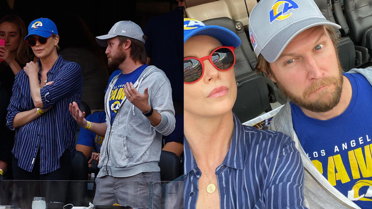 Charlize Theron reveals Super Bowl ‘mystery man’
