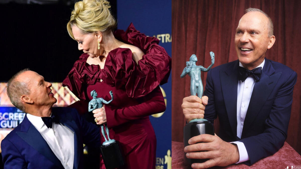 Michael Keaton and Jean Smart