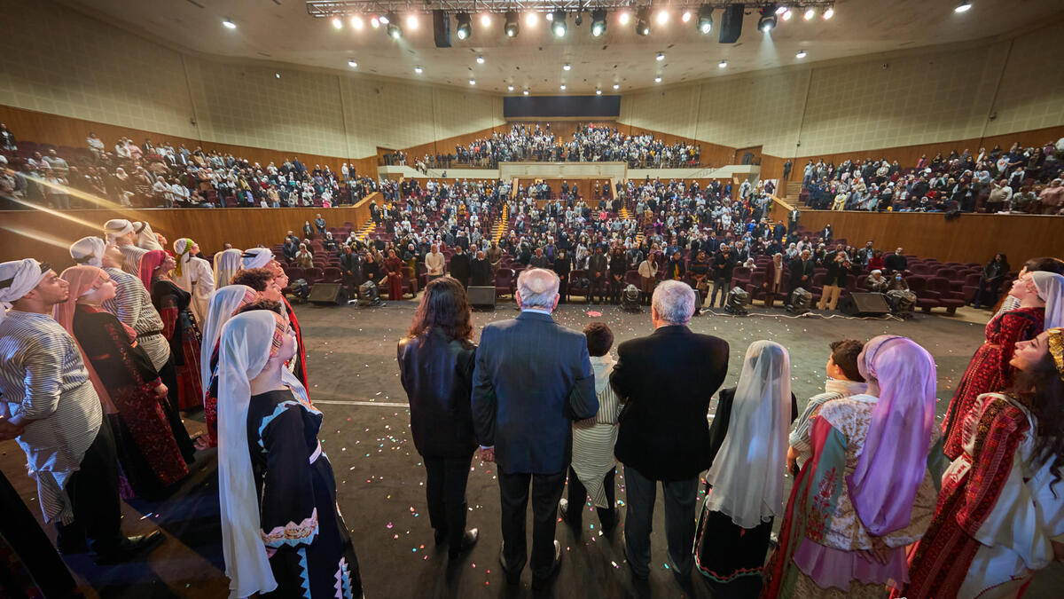 Al Hanouneh Folklore Dancing Group Perform in Jordan