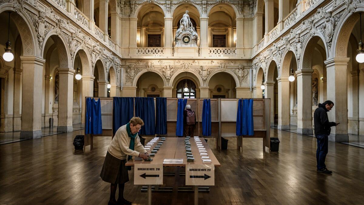 The first round of France's presidential election