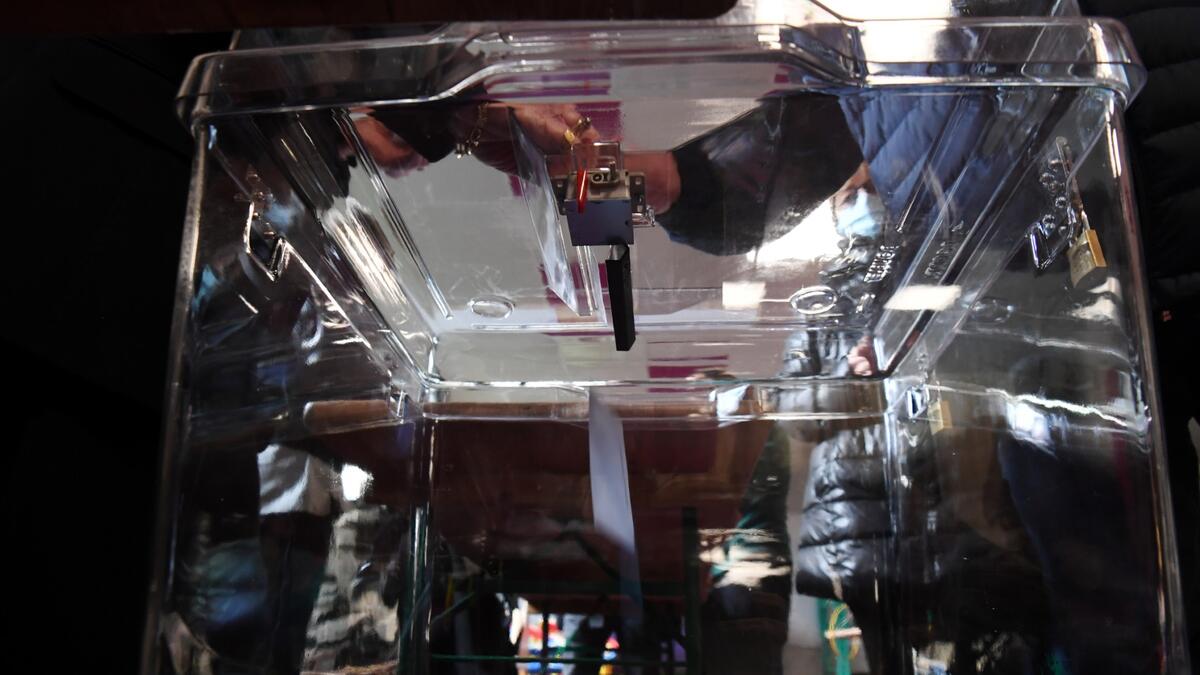 The first round of France's presidential election