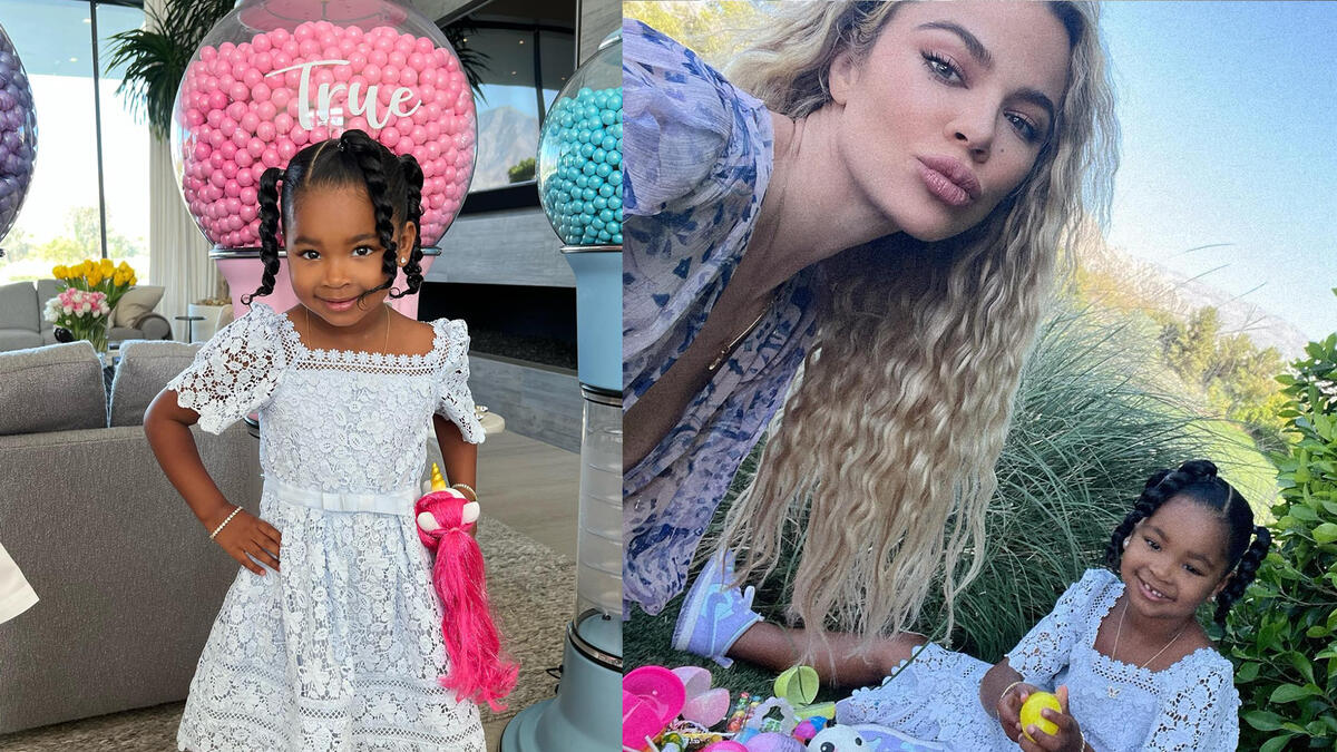 Khloe Kardashian and True Thompson