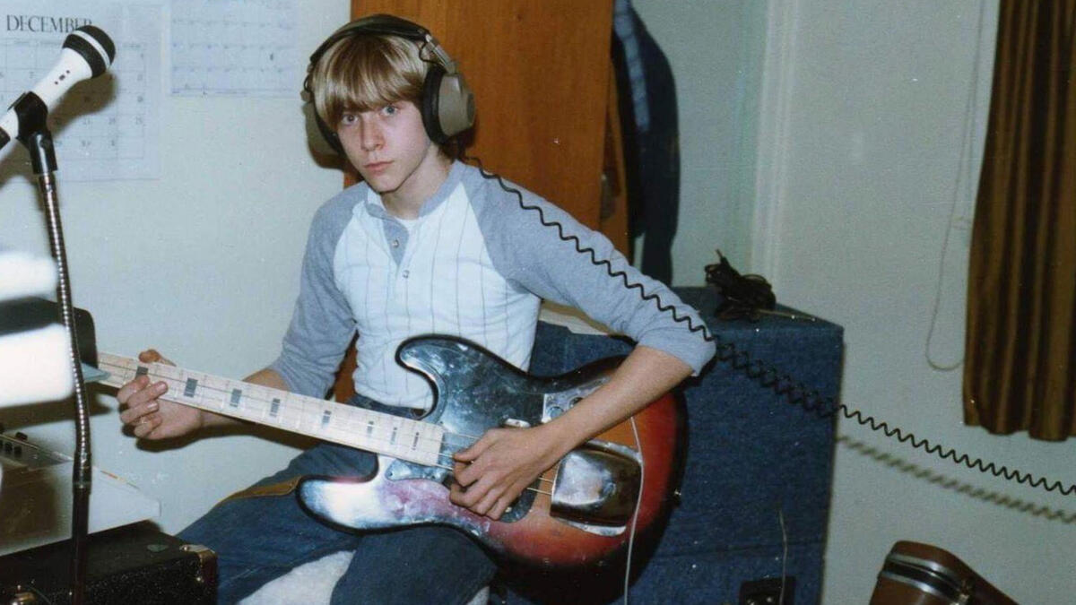 when Kurt was 14 he told his friends that he planned on becoming a rockstar, rich , and ultimately killing himself.